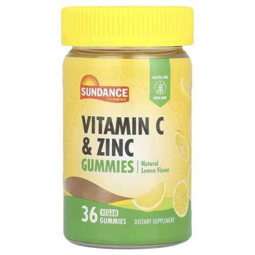 Vitamine C et Zinc Gummies, Citron Naturel