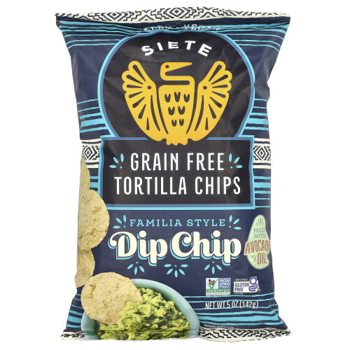 Siete, Getreidefreie Tortilla-Chips, Dip-Chip, 5 oz (142 g)
