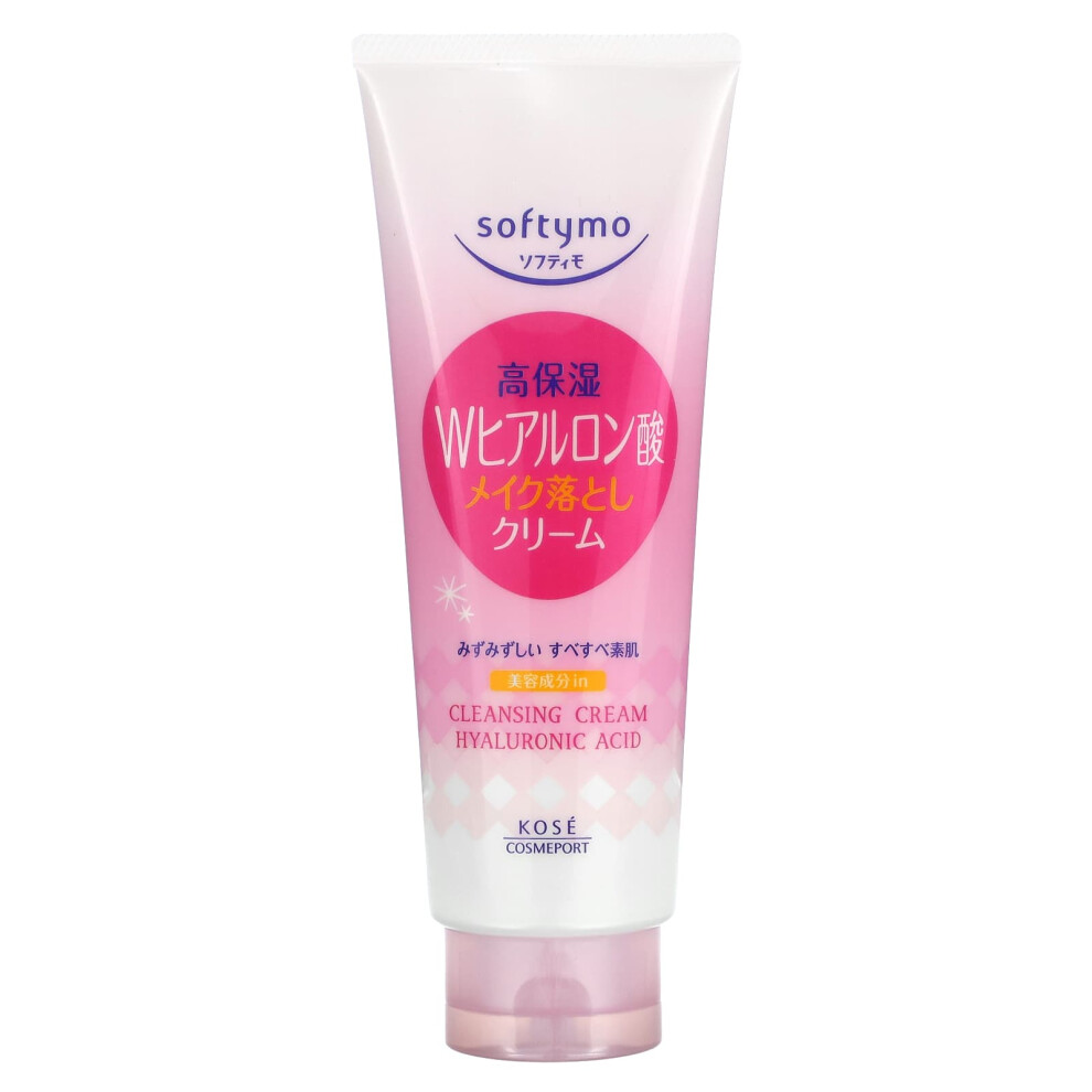 Softymo Cream Cleansing Hyaluronic Acid, 7.4 Oz (210 G)