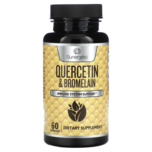 Sunergetic, Quercetin & Bromelain, 60 Kapseln