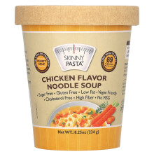 Skinny Pasta, Soupe de Nouilles, Poulet, 8,25 oz (234 g)
