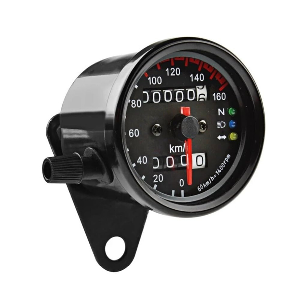 Gauge Odometer Tachometer Universal 12V Motorcycle Dual Speed Meter With Led Indicator For Bikes And Scooters 9084446807257