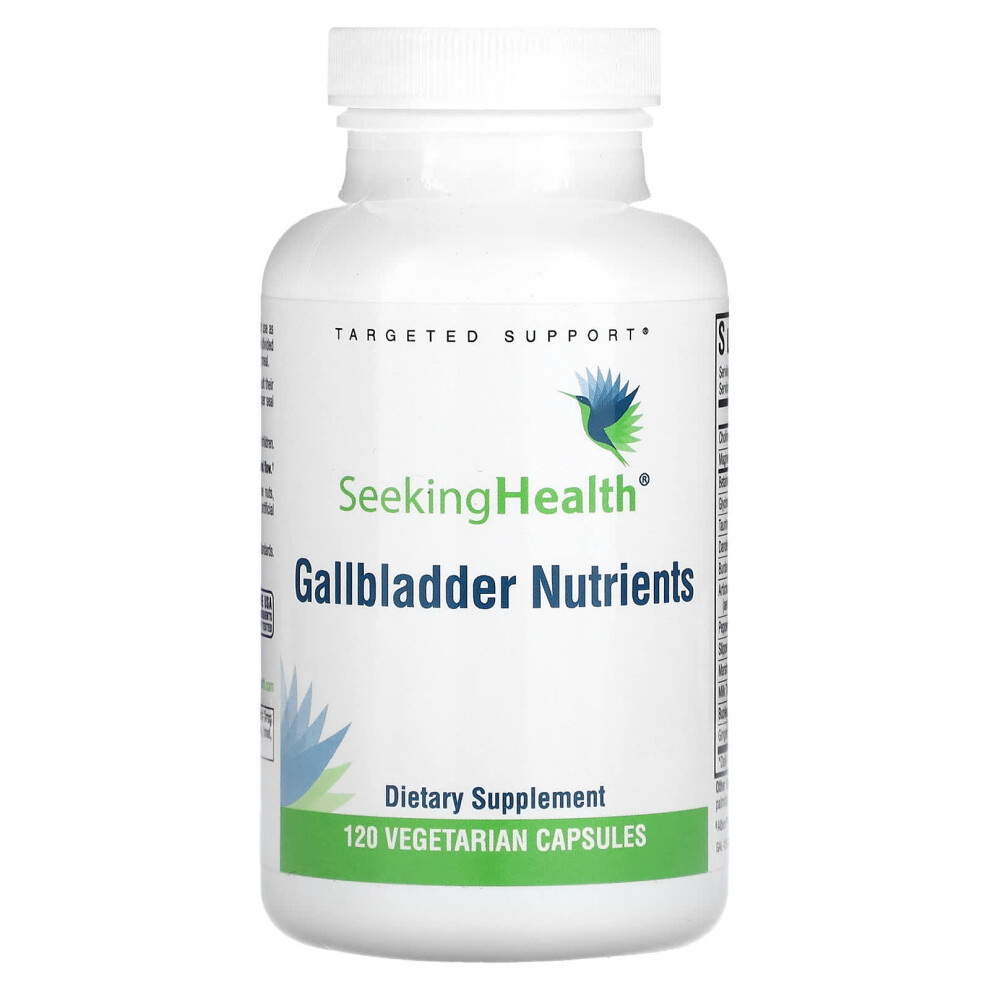 Seeking Health , Gallbladder Nutrients, 120 Vegetarian Capsules