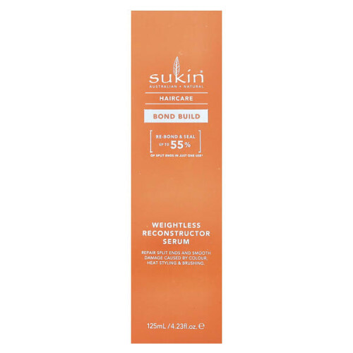 Sukin Sukin, Cuidado Capilar, Reconstituinte Sem Peso, 4,23 fl oz (125 ml) 2