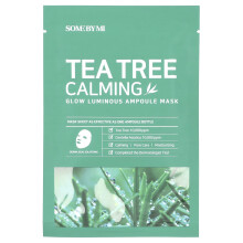 SOME BY MI, Teebaum Beruhigendes, Glow Luminous Ampullen-Schönheitsmaske, 1 Blattmaske, 0,88 oz (25 g)