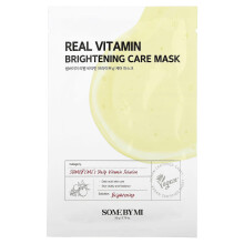 SOME BY MI, Echtes Vitamin, Aufhellende Pflege-Gesichtsmaske, 1 Blatt, 0,70 oz (20 g)