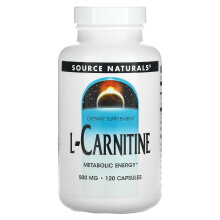 Source Naturals, L-Carnitin, 500 mg, 120 Kapseln