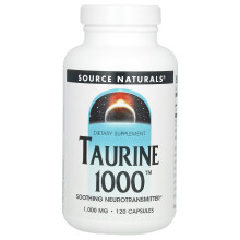 Source Naturals, Taurin 1000, 1.000 mg, 120 Kapseln