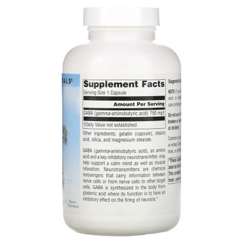 Source Naturals, Serene Science, GABA Calm Mind, 750 mg, 180 Capsules 2