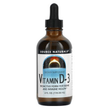Source Naturals, Vitamin D-3, 4 fl oz (118,28 ml)
