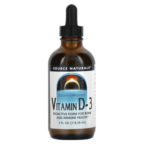 Source Naturals, Vitamin D-3, 4 fl oz (118,28 ml)