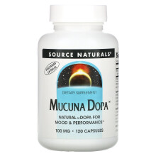 Source Naturals, Mucuna Dopa, 100 mg, 120 Kapseln