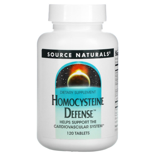 Source Naturals, Homocystein-Abwehr, 120 Tabletten