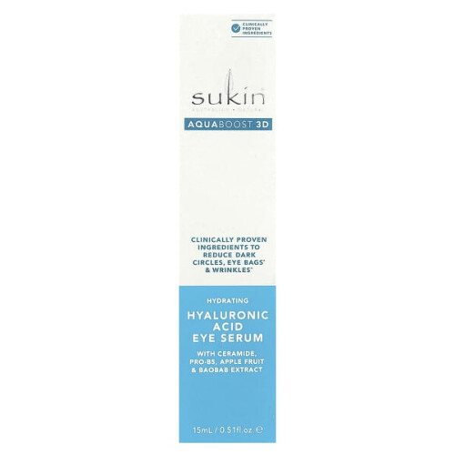 Sukin Sukin, AquaBoost 3D, Υαλουρονικό Οξύ Γυαλιά Μάτι, 0.51 fl oz (15 ml) 2