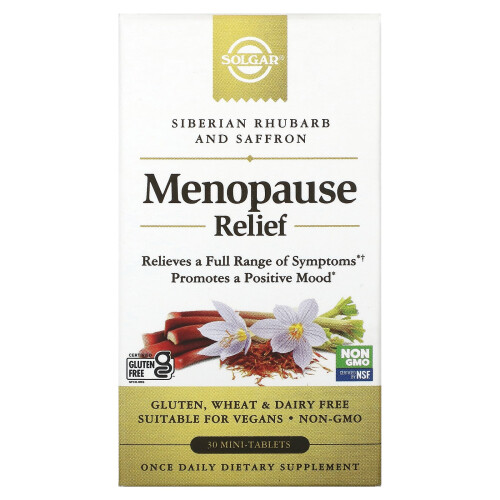 Solgar Solgar, Menopause Linderung, 30 Mini-Tabletten