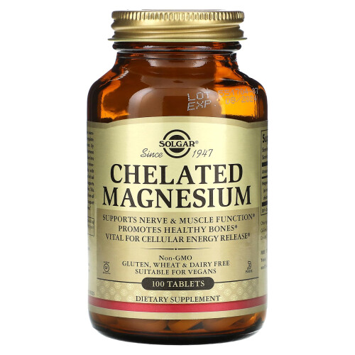 Solgar Solgar, Chelat-Magnesium, 100 Tabletten