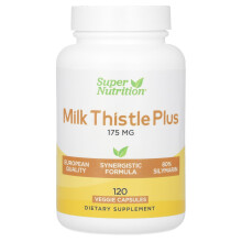 Super Nutrition, Mariendistel Plus, 175 mg, 120 Vegetarische Kapseln