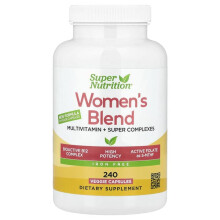 Multivitamines pour Femmes avec Botaniques Super Équilibrants, Verts, Épices et Vitamine A, Sans Fer