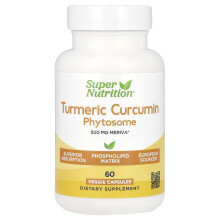 Super Nutrition, Curcumin-Kurkuma-Phytosom Meriva, 500 mg, 60 Vegetarische Kapseln