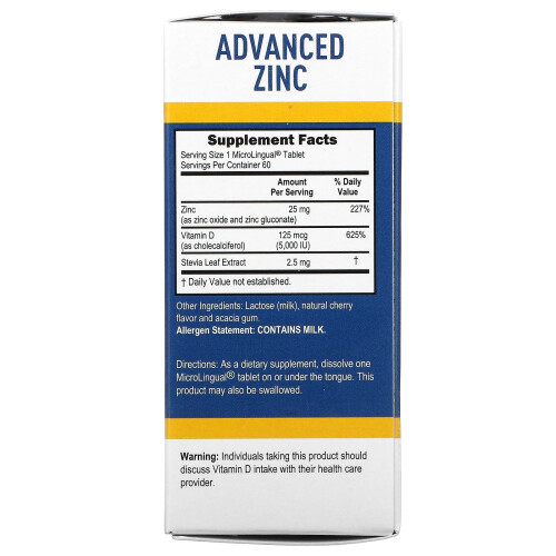 Superior Source, Advanced Zinc, Vitamin D3, 60 MicroLingual Instant Dissolve Tablets 2