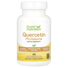 Super Nutrition, Quercetin Phytosom Quercefit, 250 mg, 60 Vegetarische Kapseln