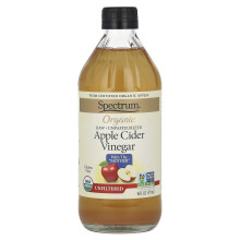 Spectrum Culinaire, Vinaigre de Cidre de Pomme Biologique, Non Filtré, 16 fl oz (473 ml)