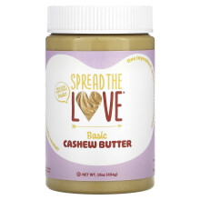Spread The Love, Cashewbutter, Basis, 16 Unzen (454 g)