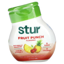 Stur, Antioxidans Wasser-Enhancer, Fruit Punch, 1,62 fl oz (48 ml)