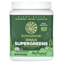 Sunwarrior, Ormus Supergreens, Non Aromatisé, 7,9 oz (225 g)