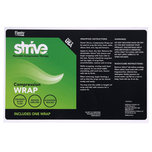 Strive, Bandage de Compression, Noir, 1 Bandage