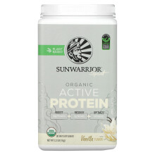 Sunwarrior, Sport, organisches Active Protein, Vanille, 2,2 lb (1 kg)