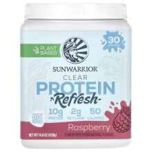 Sunwarrior, Clear Protein Refresh, Himbeere, 14,8 oz (420 g)