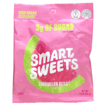 SmartSweets, Sauer-Melonen-Stücke, Wassermelone, 1,8 oz (50 g)