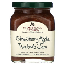 Stonewall Kitchen, Erdbeer-Apfel-Rhabarber Marmelade, 12,25 Unzen (347 g)