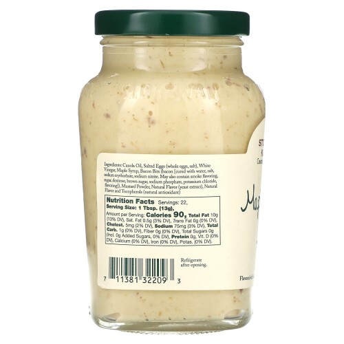 Stonewall Kitchen, Aïoli au Bacon et Sirop d'Érable, 10.25 oz (291 g) 2