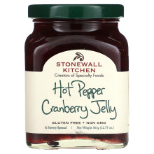 Stonewall Kitchen, Hot Pepper Cranberry Gelee, Mittel, 12,75 oz (361 g)