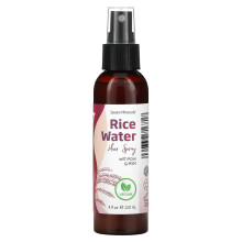 Seven Minerals, Spray Capillaire à l'Eau de Riz avec Rose et MSM, 4 fl oz (120 ml)