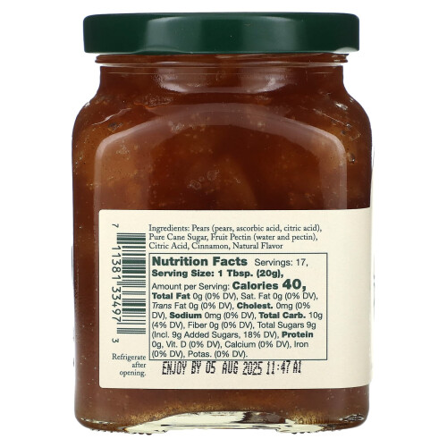 Stonewall Kitchen, Cinnamon Pear Jam, 12 oz (340 g) 2