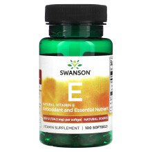 Swanson, Vitamine E Naturelle, 134,2 mg, 100 Gélules Souples