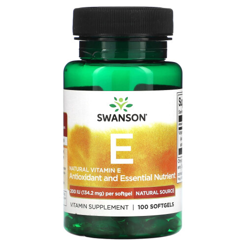 Swanson, Natural Vitamin E, 134.2 mg, 100 Softgels