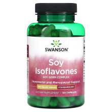 Swanson, Soja-Isoflavone, Sojakeim-Komplex, Standardisiert, 750 mg, 120 Kapseln