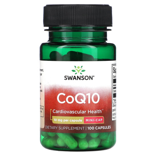 Swanson, CoQ10, 10 mg, 100 Kapseln