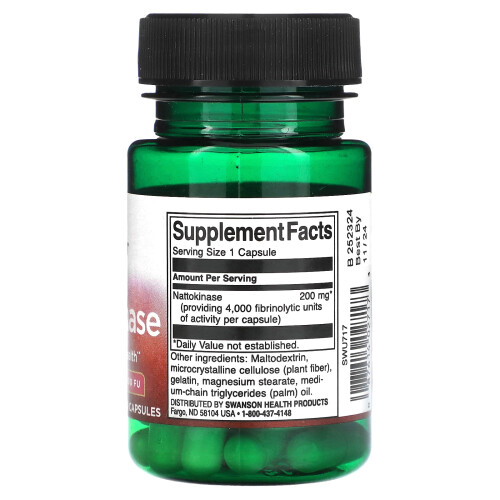 Swanson, Nattokinase, 200 mg, 30 Capsules 2