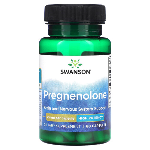 Pregnenolone, 25mg - 60 caps