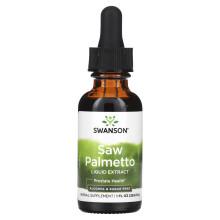Extrato líquido de Saw Palmetto 29,6 ml Swanson Health Products