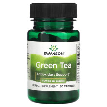 Swanson, Grüner Tee, 500 mg, 30 Kapseln