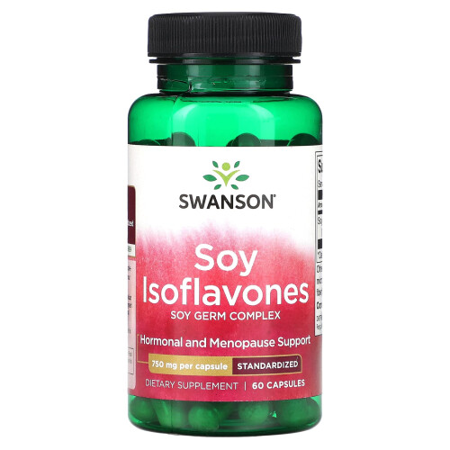 Swanson, Soja-Isoflavone, 750 mg, 60 Kapseln