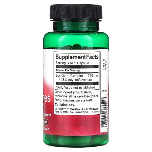 Swanson, Soja-Isoflavone, 750 mg, 60 Kapseln 2