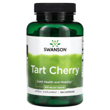Swanson, Cerise Acidulée, 500 mg, 120 Gélules (250 mg par Gélule)