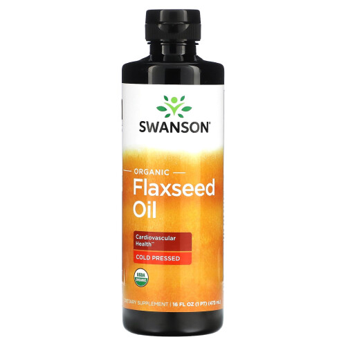 Swanson, Bio-Leinöl, 16 fl oz (473 ml)